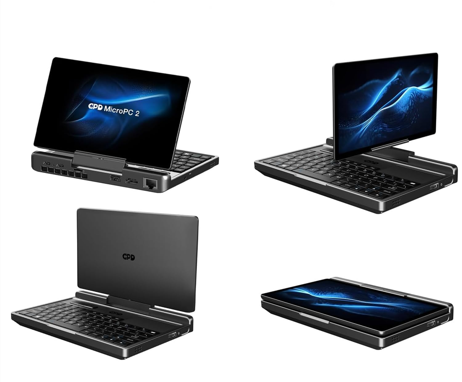 Ultraprenosný mini notebook 2 v 1, 8,8-palcová dotyková obrazovka, rozlíšenie 2,5K, obnovovacia frekvencia 144 Hz, 16 GB RAM, dostupné možnosti úložiska 512 GB/1 TB/2 TB/4 TB.