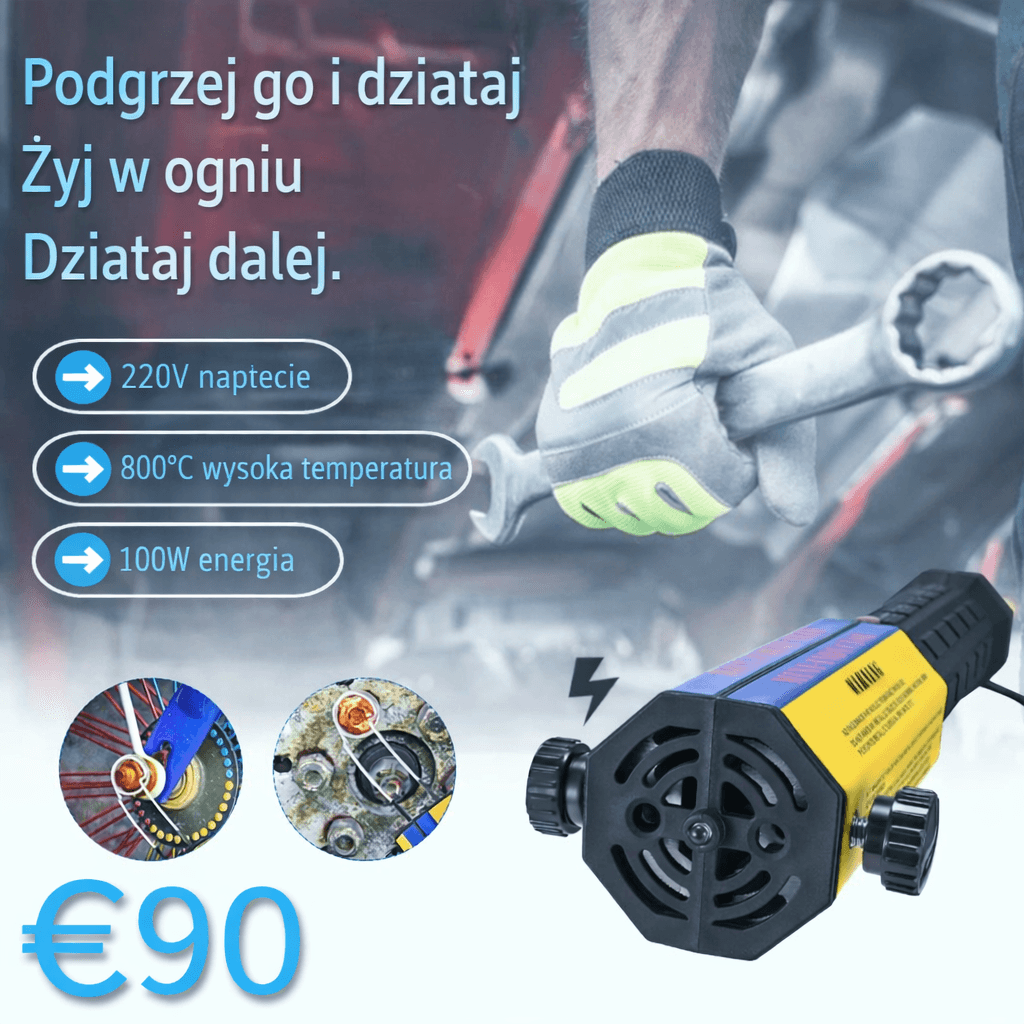 € 90 62%OFF Indukčný ohrievač Solary H7E – 1000 W, 110 V, prenosné bezplameňové zariadenie na uvoľňovanie zaseknutých alebo hrdzavých skrutiek a matíc na vozidlách (model H7E s tromi cievkami)